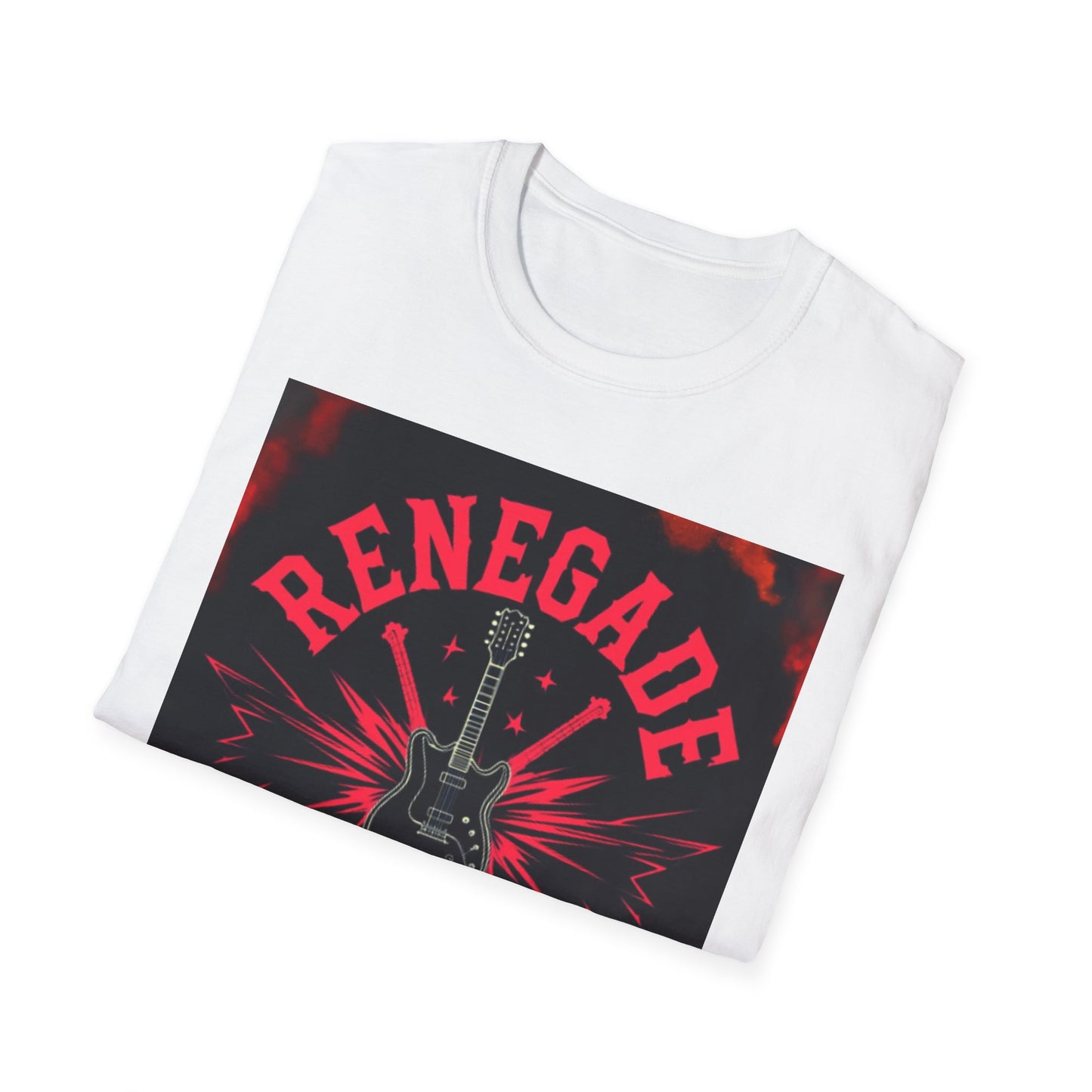 Unisex Softstyle T-Shirt - Renegade Outlaw Music Tee, Rock Band Gift, Festival Wear, Casual Unisex Shirt, Music Lover Apparel