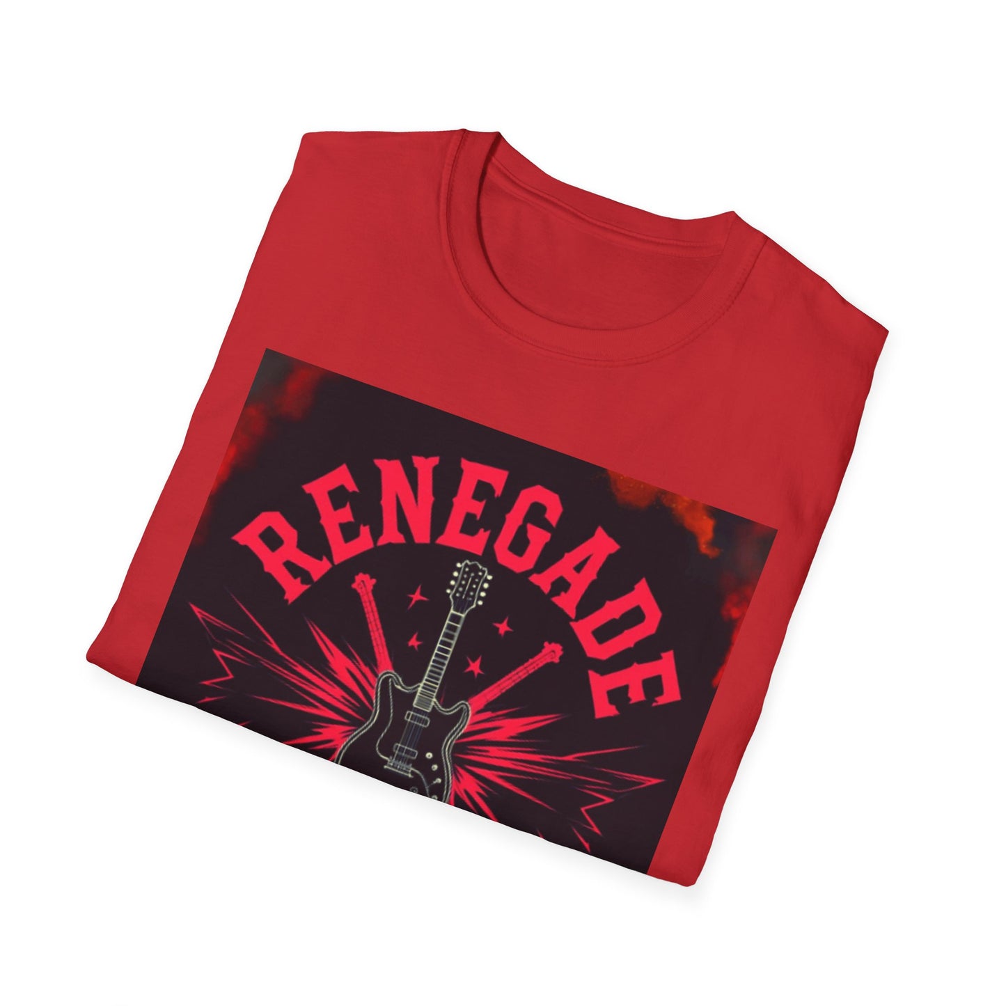 Unisex Softstyle T-Shirt - Renegade Outlaw Music Tee, Rock Band Gift, Festival Wear, Casual Unisex Shirt, Music Lover Apparel