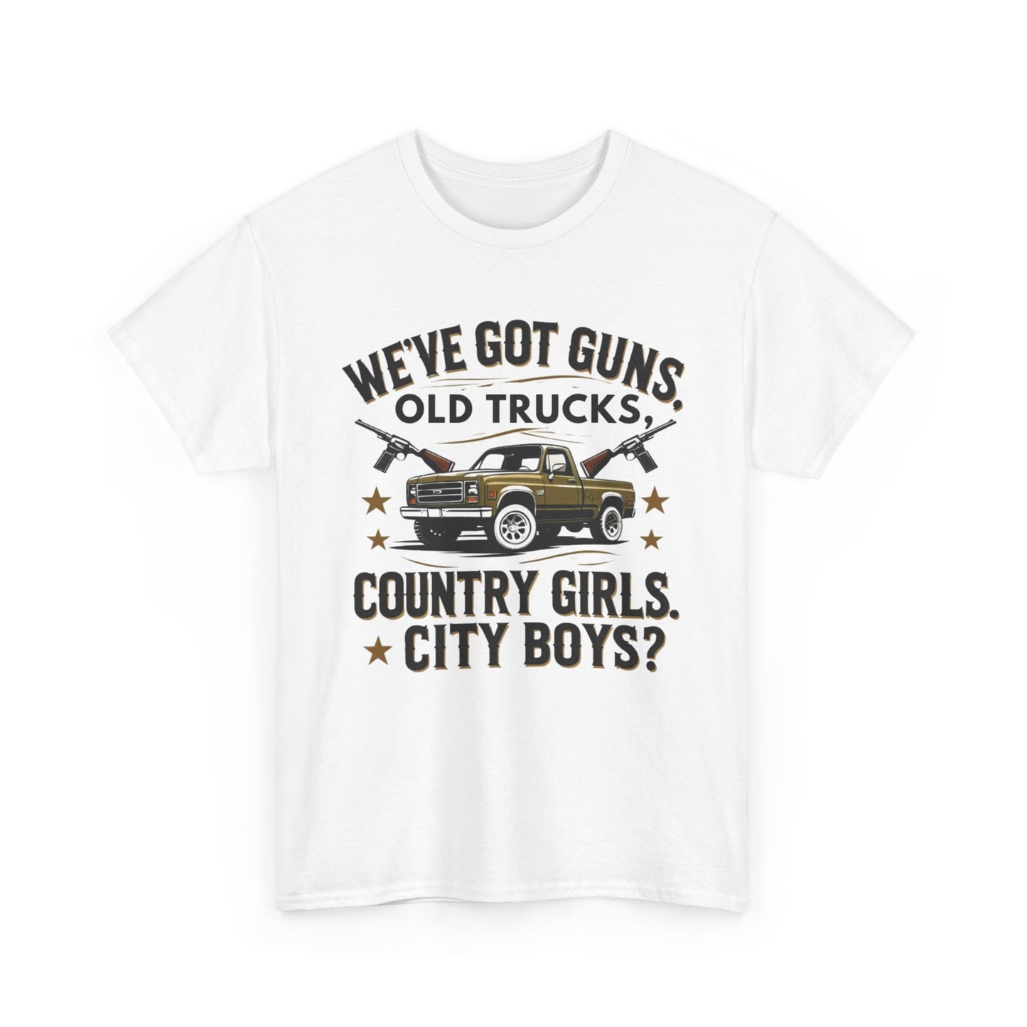 Country Vibe Tee - Unisex Heavy Cotton T-Shirt for Outdoor Lovers, Perfect for Country Events, Casual Wear, and Gifting