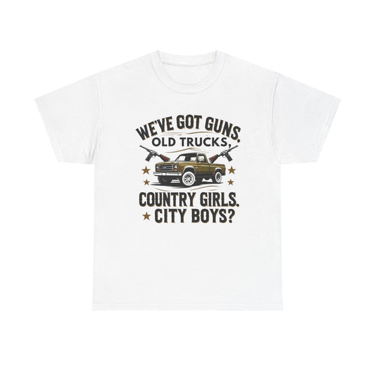 Country Vibe Tee - Unisex Heavy Cotton T-Shirt for Outdoor Lovers, Perfect for Country Events, Casual Wear, and Gifting