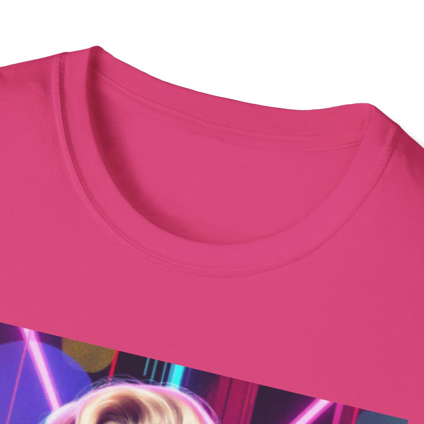 Retro Glam Bubblegum T-Shirt, Pop Culture Tee, Vintage Style Shirt, Gift for Her, 80s Inspired Apparel, Casual Wear