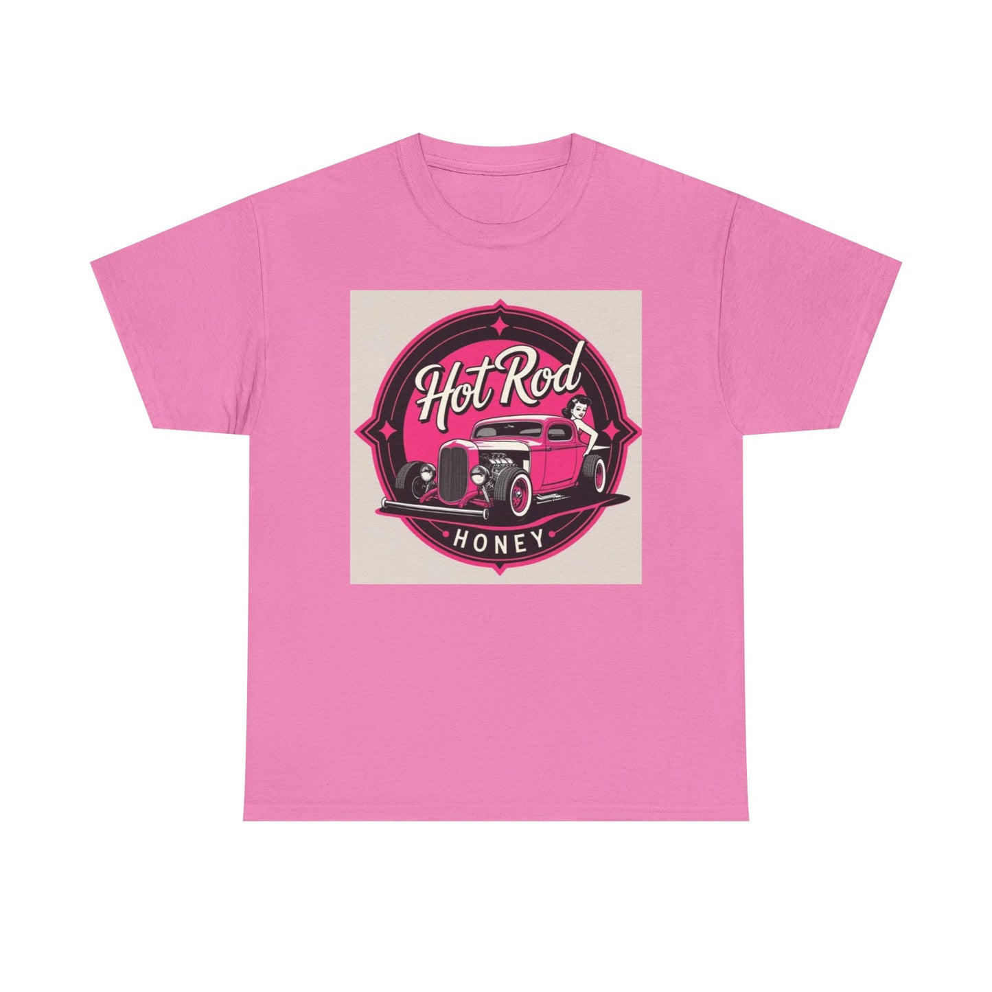 Retro Hot Rod Unisex Heavy Cotton Tee, Vintage Car Shirt, Automotive Gift, Classic Car Lovers Tee, Birthday Gift for Him, Unisex Apparel