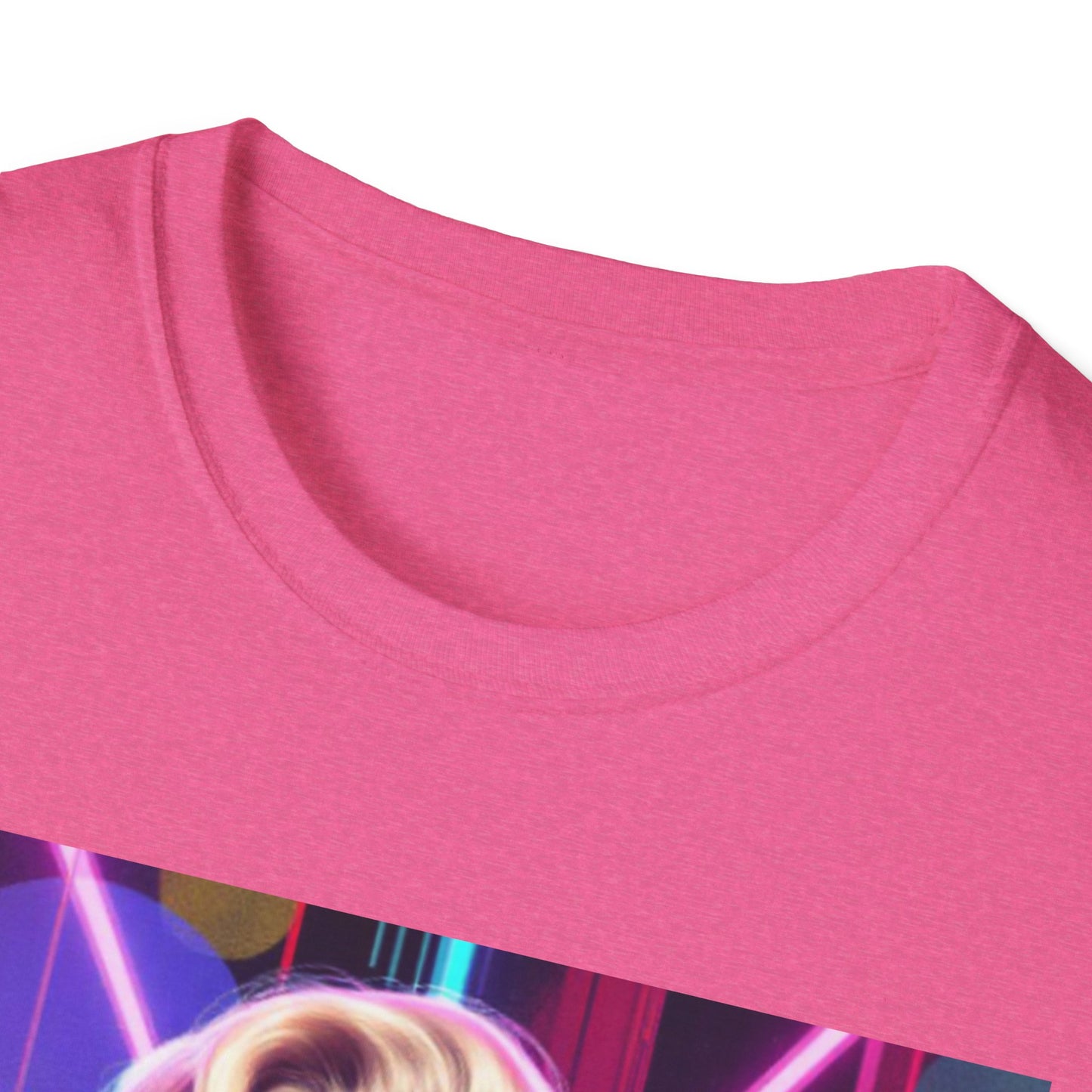 Retro Glam Bubblegum T-Shirt, Pop Culture Tee, Vintage Style Shirt, Gift for Her, 80s Inspired Apparel, Casual Wear