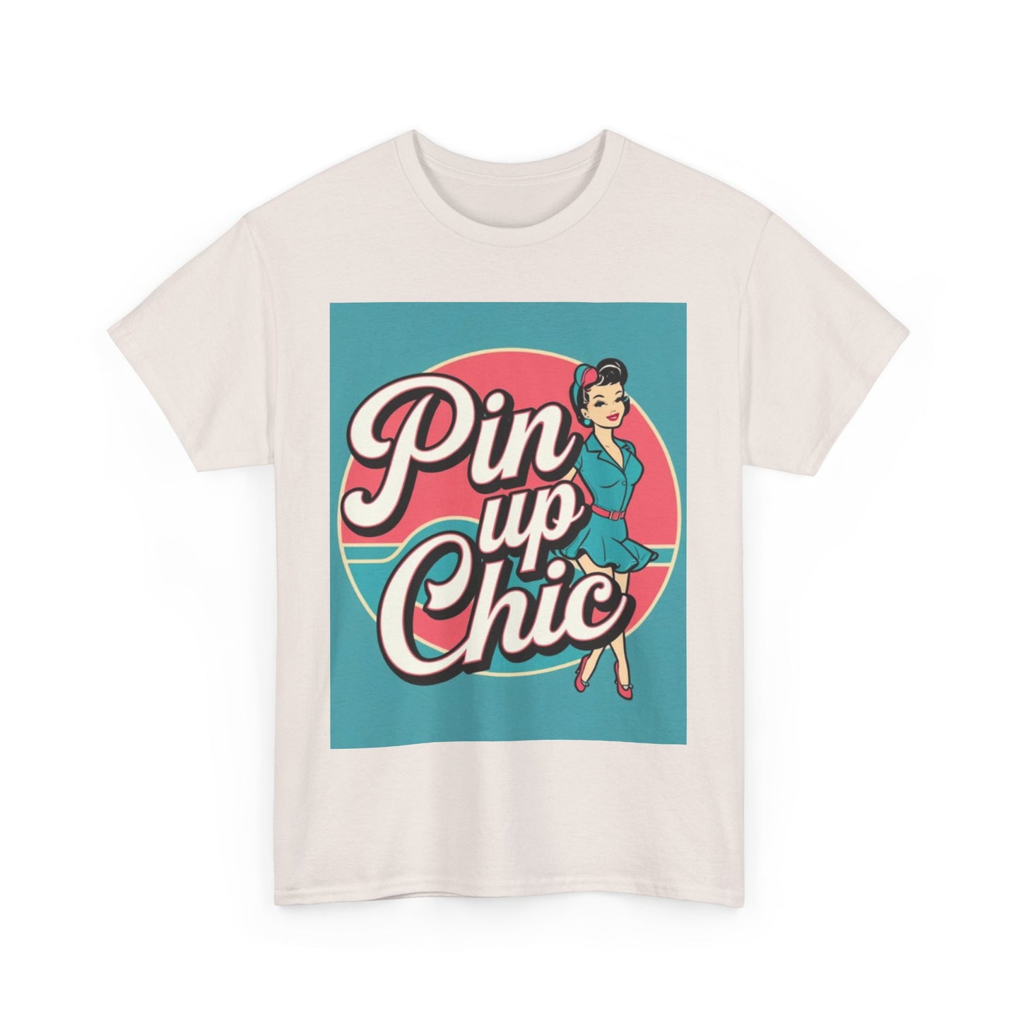Retro Pin-Up Chic Tee, Vintage Style T-Shirt, Fun Gift for Her, Casual Wear, Party Top, Summer Fashion