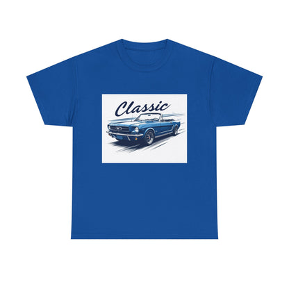 Classic Car Lover Unisex Heavy Cotton Tee | Vintage Auto Graphic Shirt, Gift for Car Enthusiasts, Retro Apparel, Father’s Day Gift