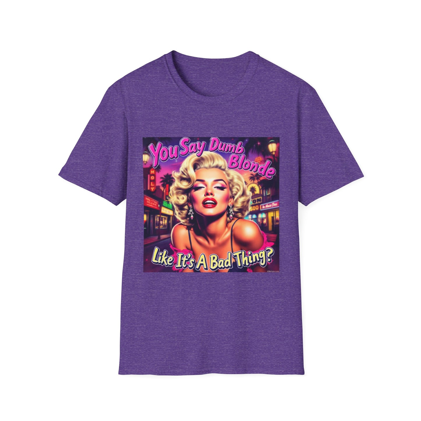 Marilyn Monroe Graphic T-Shirt, Vintage Style Tee, Funny Quote Top, Gift for Friends, Casual Apparel
