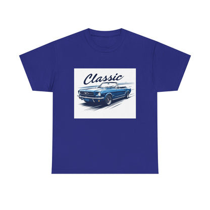 Classic Car Lover Unisex Heavy Cotton Tee | Vintage Auto Graphic Shirt, Gift for Car Enthusiasts, Retro Apparel, Father’s Day Gift