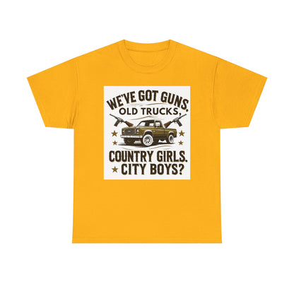 Country Vibe Tee - Unisex Heavy Cotton T-Shirt for Outdoor Lovers, Perfect for Country Events, Casual Wear, and Gifting