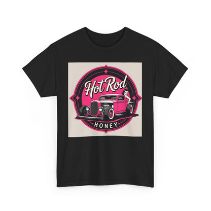 Retro Hot Rod Unisex Heavy Cotton Tee, Vintage Car Shirt, Automotive Gift, Classic Car Lovers Tee, Birthday Gift for Him, Unisex Apparel
