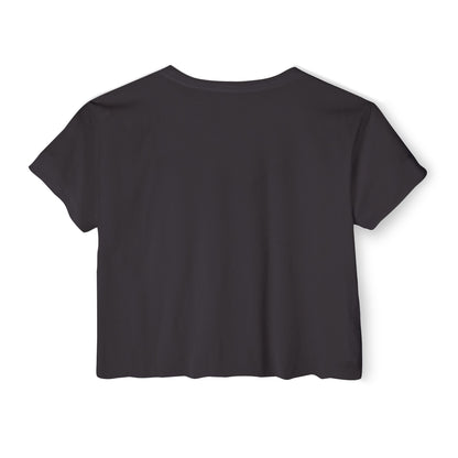 Gothic Art Crop Top, Women's Festival Tee, Alternative Fashion Top, Edgy Graphic Crop, Boho Summer Apparel, Music Festival Outfit