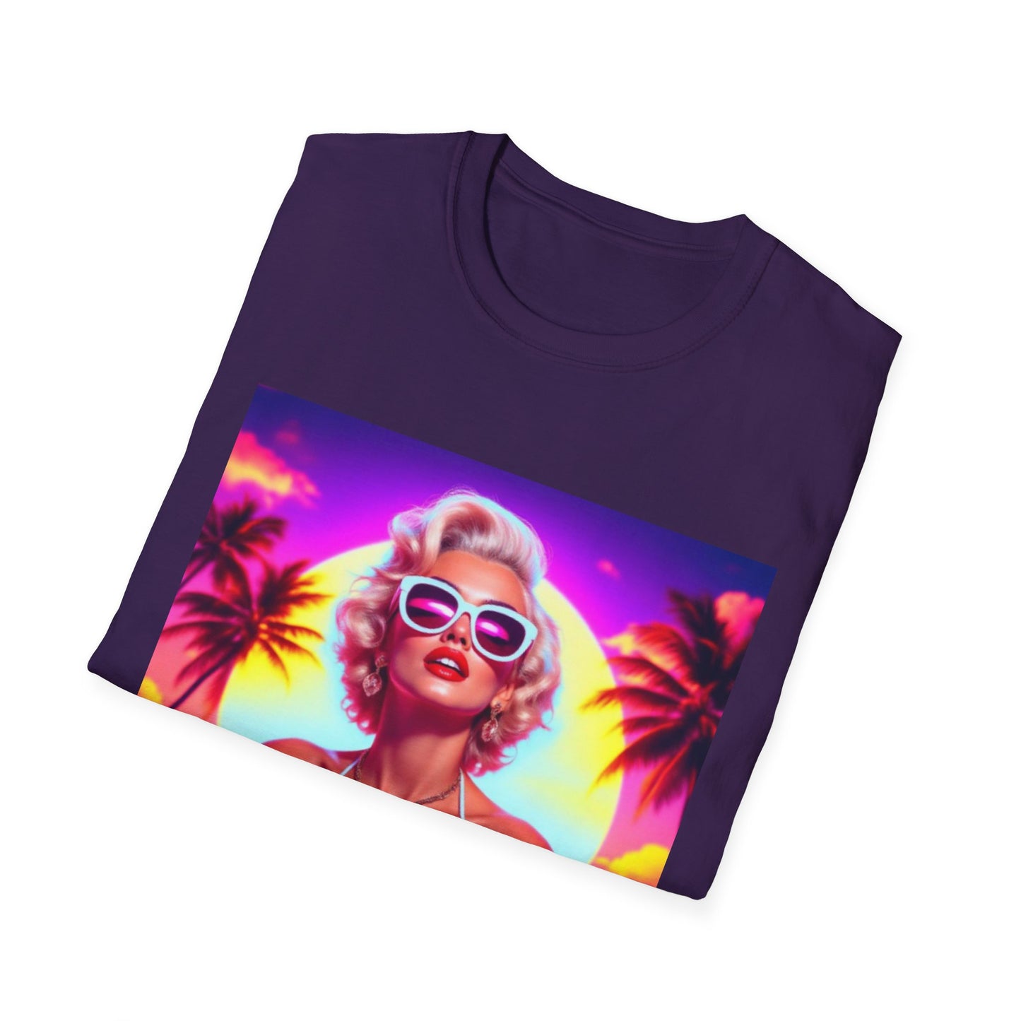 Tropical Sunset T-Shirt, Summer Fashion, Beach Vibes, Cute Gift for Her, Vacation Outfit, Retro Style Tee