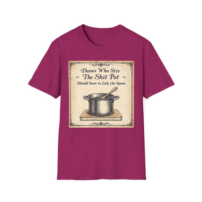 Humorous Cooking T-Shirt, Funny Gift for Chefs, Kitchen Apparel, Cooking Lover Gift, Unisex Softstyle Tee