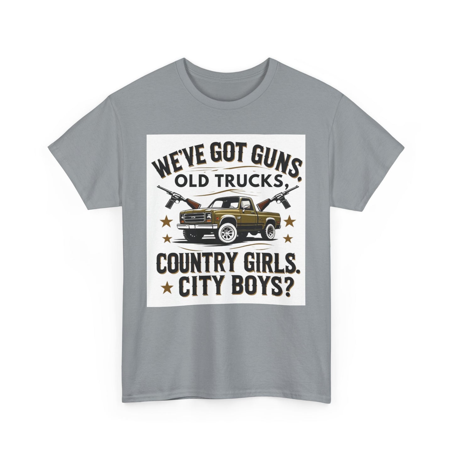 Country Vibe Tee - Unisex Heavy Cotton T-Shirt for Outdoor Lovers, Perfect for Country Events, Casual Wear, and Gifting