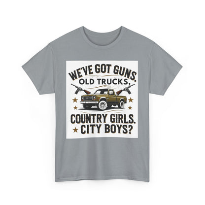 Country Vibe Tee - Unisex Heavy Cotton T-Shirt for Outdoor Lovers, Perfect for Country Events, Casual Wear, and Gifting