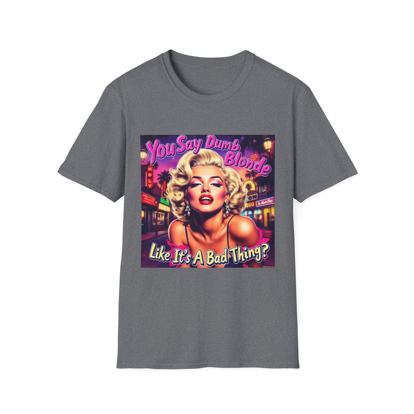 Marilyn Monroe Graphic T-Shirt, Vintage Style Tee, Funny Quote Top, Gift for Friends, Casual Apparel