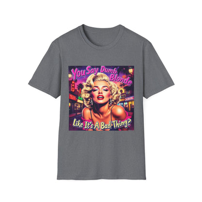 Marilyn Monroe Graphic T-Shirt, Vintage Style Tee, Funny Quote Top, Gift for Friends, Casual Apparel