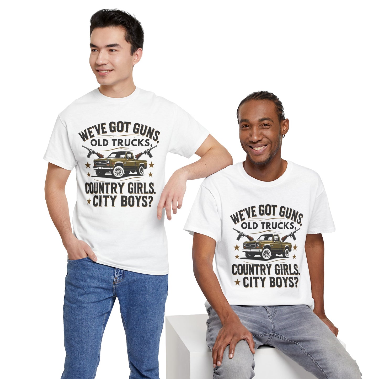 Country Vibe Tee - Unisex Heavy Cotton T-Shirt for Outdoor Lovers, Perfect for Country Events, Casual Wear, and Gifting