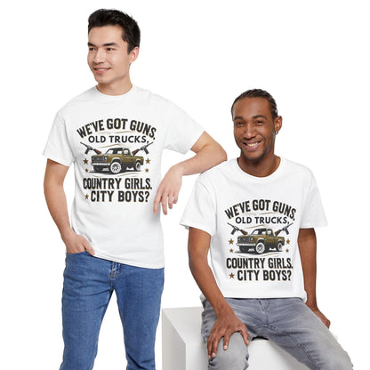 Country Vibe Tee - Unisex Heavy Cotton T-Shirt for Outdoor Lovers, Perfect for Country Events, Casual Wear, and Gifting