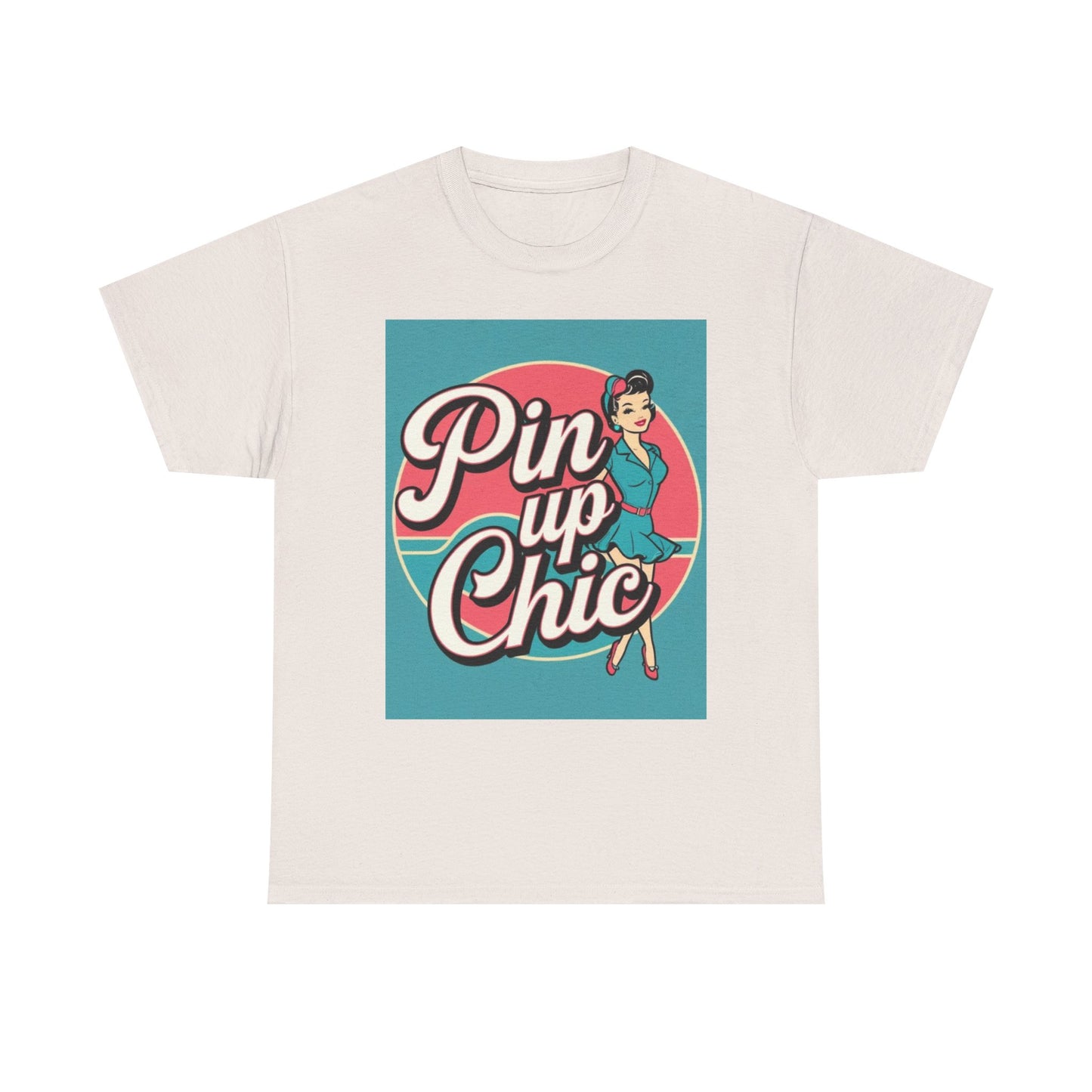 Retro Pin-Up Chic Tee, Vintage Style T-Shirt, Fun Gift for Her, Casual Wear, Party Top, Summer Fashion
