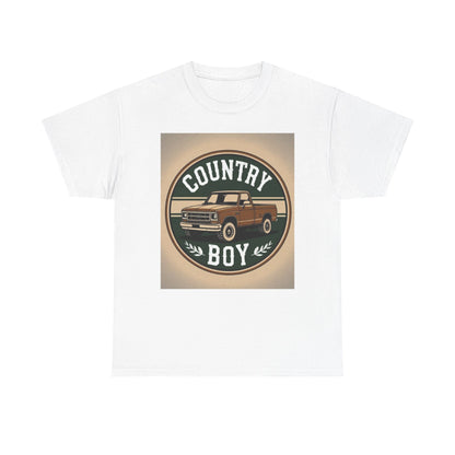 Country Boy Unisex Tee | Laid-Back Style, Perfect for Outdoors, Gift for Him, Casual Wear, Rustic Vibes, Everyday Comfort