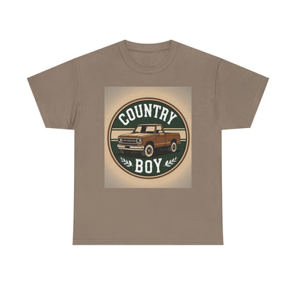 Country Boy Unisex Tee | Laid-Back Style, Perfect for Outdoors, Gift for Him, Casual Wear, Rustic Vibes, Everyday Comfort
