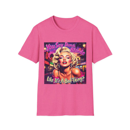 Marilyn Monroe Graphic T-Shirt, Vintage Style Tee, Funny Quote Top, Gift for Friends, Casual Apparel
