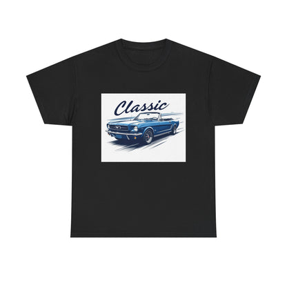 Classic Car Lover Unisex Heavy Cotton Tee | Vintage Auto Graphic Shirt, Gift for Car Enthusiasts, Retro Apparel, Father’s Day Gift