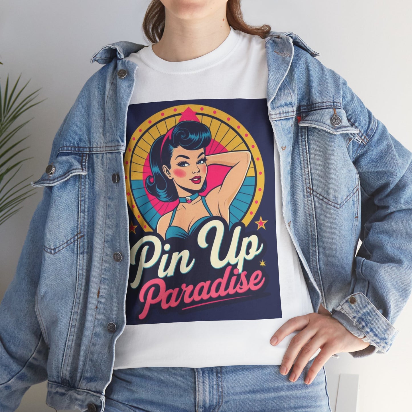 Vintage Pin Up T-Shirt, Retro Unisex Tee, Nostalgic Graphic Shirt, Casual Wear, Gift for Her, Summer Essential