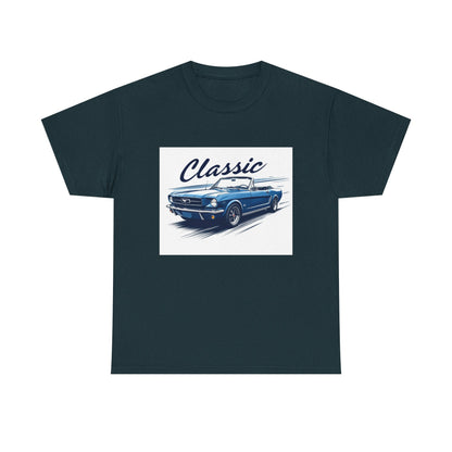 Classic Car Lover Unisex Heavy Cotton Tee | Vintage Auto Graphic Shirt, Gift for Car Enthusiasts, Retro Apparel, Father’s Day Gift