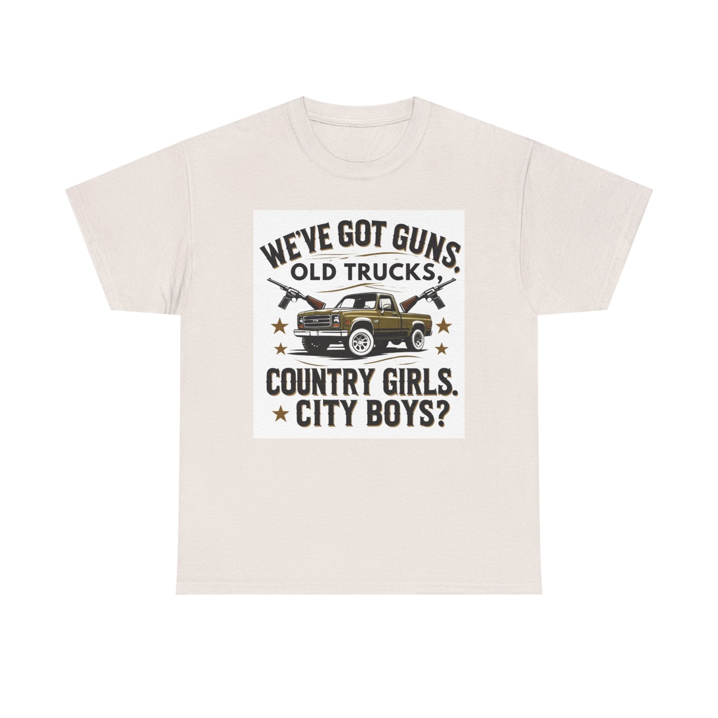 Country Vibe Tee - Unisex Heavy Cotton T-Shirt for Outdoor Lovers, Perfect for Country Events, Casual Wear, and Gifting
