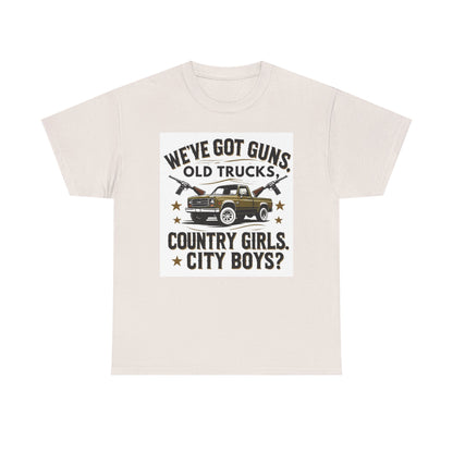 Country Vibe Tee - Unisex Heavy Cotton T-Shirt for Outdoor Lovers, Perfect for Country Events, Casual Wear, and Gifting