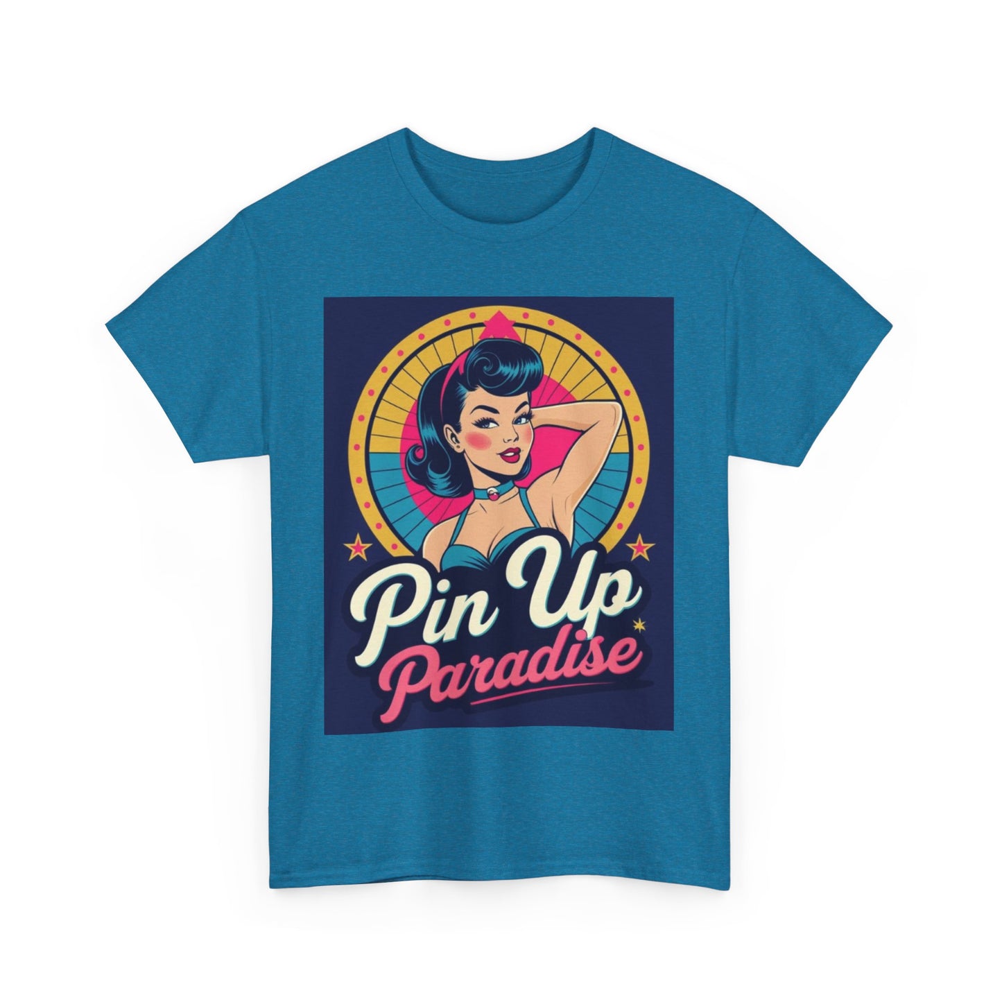 Vintage Pin Up T-Shirt, Retro Unisex Tee, Nostalgic Graphic Shirt, Casual Wear, Gift for Her, Summer Essential