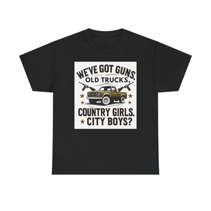 Country Vibe Tee - Unisex Heavy Cotton T-Shirt for Outdoor Lovers, Perfect for Country Events, Casual Wear, and Gifting