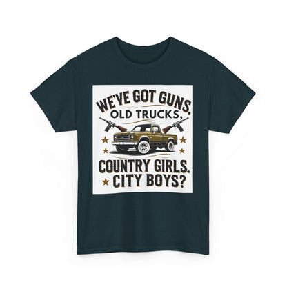 Country Vibe Tee - Unisex Heavy Cotton T-Shirt for Outdoor Lovers, Perfect for Country Events, Casual Wear, and Gifting