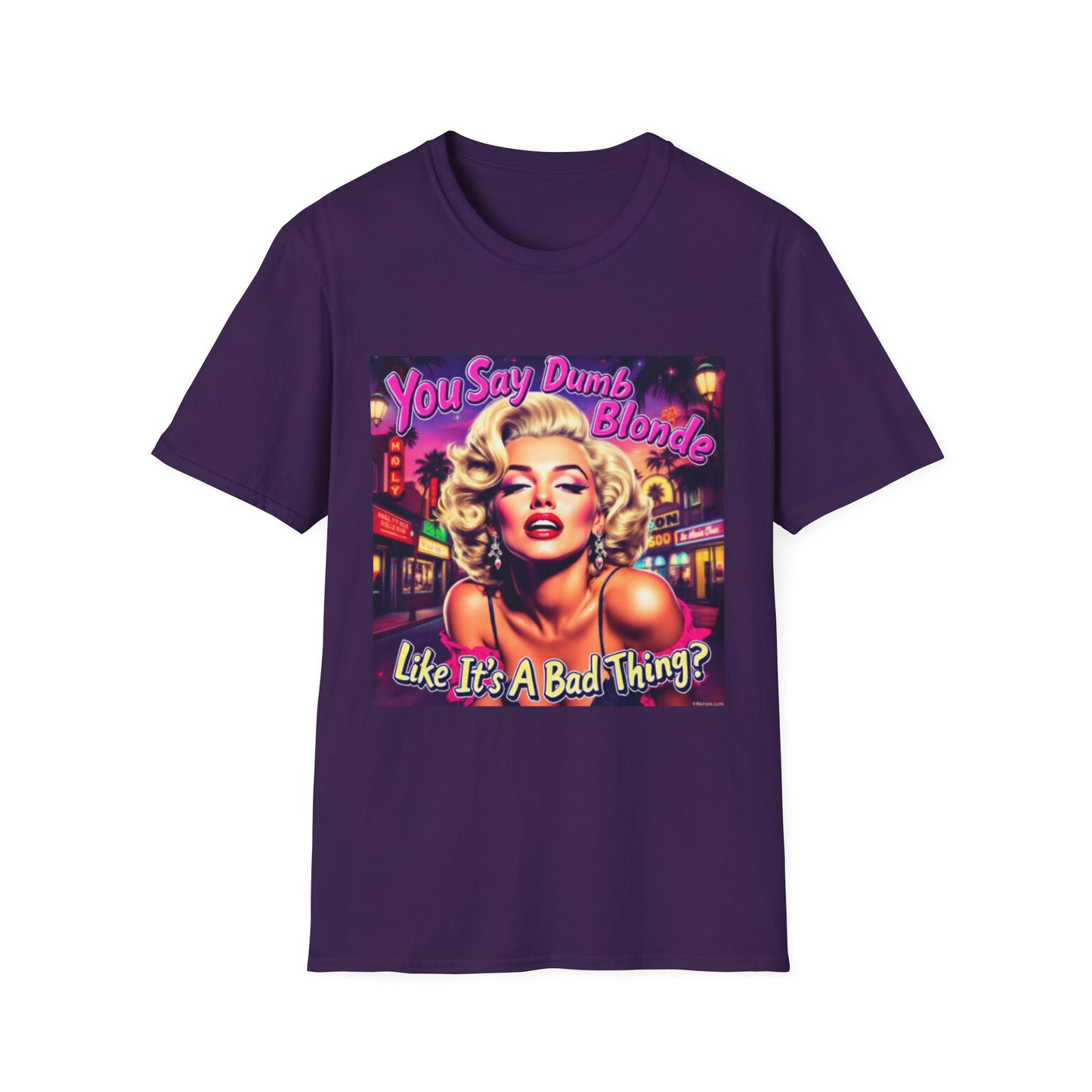 Marilyn Monroe Graphic T-Shirt, Vintage Style Tee, Funny Quote Top, Gift for Friends, Casual Apparel