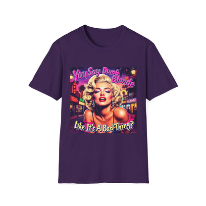 Marilyn Monroe Graphic T-Shirt, Vintage Style Tee, Funny Quote Top, Gift for Friends, Casual Apparel