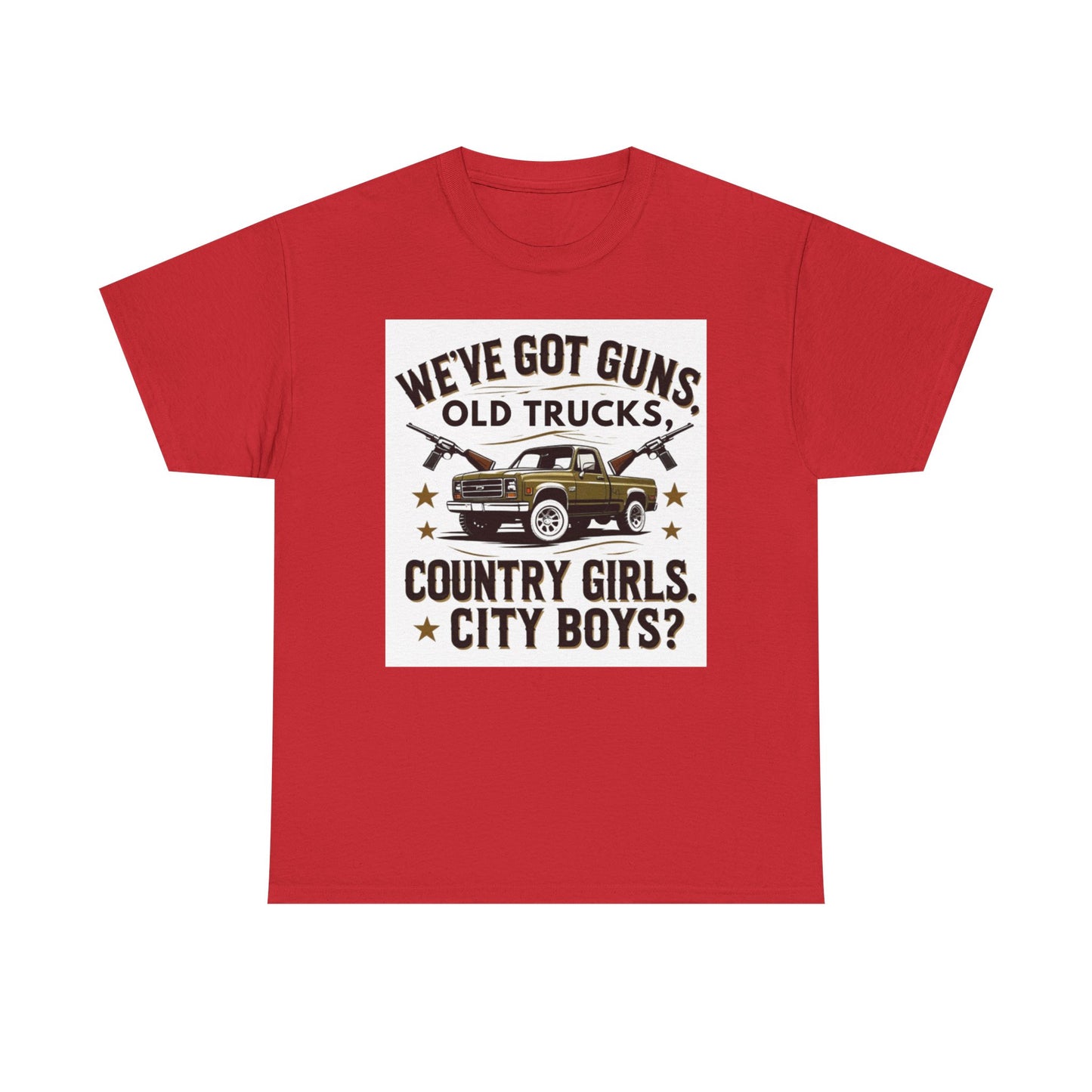 Country Vibe Tee - Unisex Heavy Cotton T-Shirt for Outdoor Lovers, Perfect for Country Events, Casual Wear, and Gifting