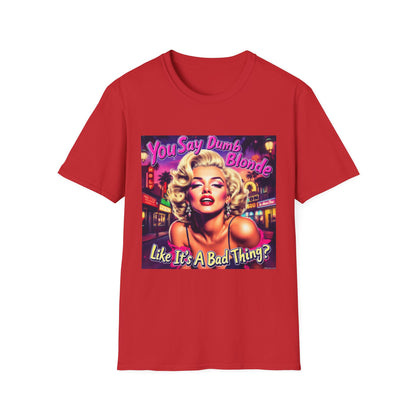 Marilyn Monroe Graphic T-Shirt, Vintage Style Tee, Funny Quote Top, Gift for Friends, Casual Apparel