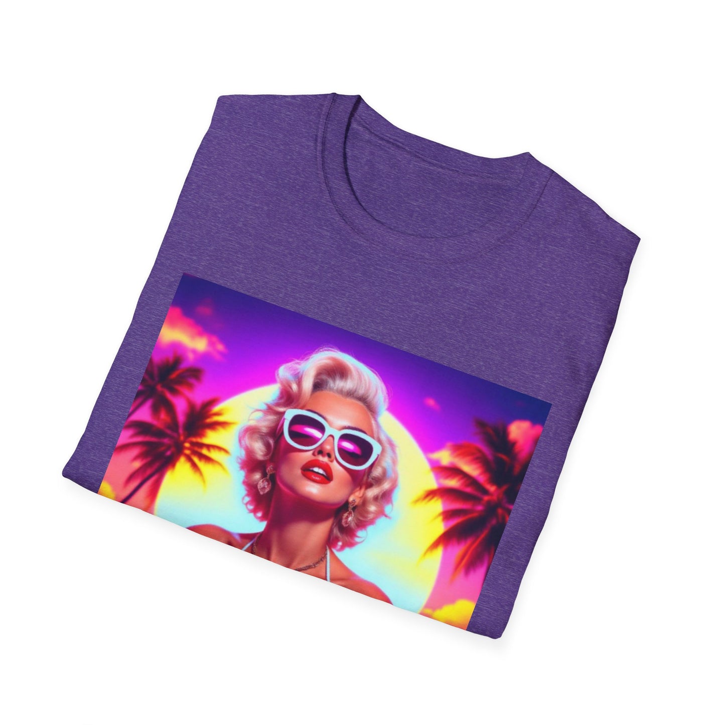 Tropical Sunset T-Shirt, Summer Fashion, Beach Vibes, Cute Gift for Her, Vacation Outfit, Retro Style Tee