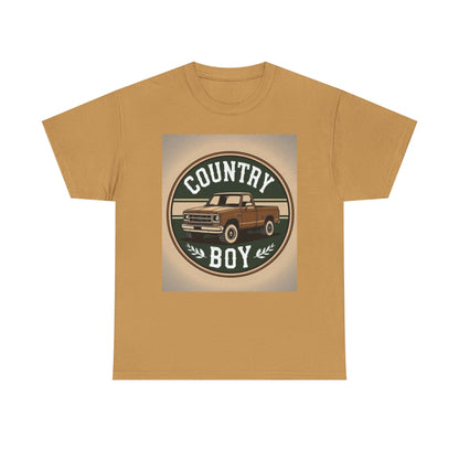 Country Boy Unisex Tee | Laid-Back Style, Perfect for Outdoors, Gift for Him, Casual Wear, Rustic Vibes, Everyday Comfort
