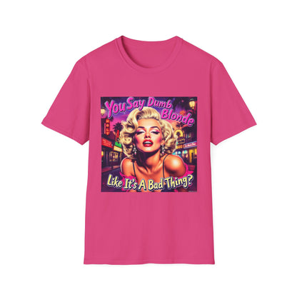 Marilyn Monroe Graphic T-Shirt, Vintage Style Tee, Funny Quote Top, Gift for Friends, Casual Apparel
