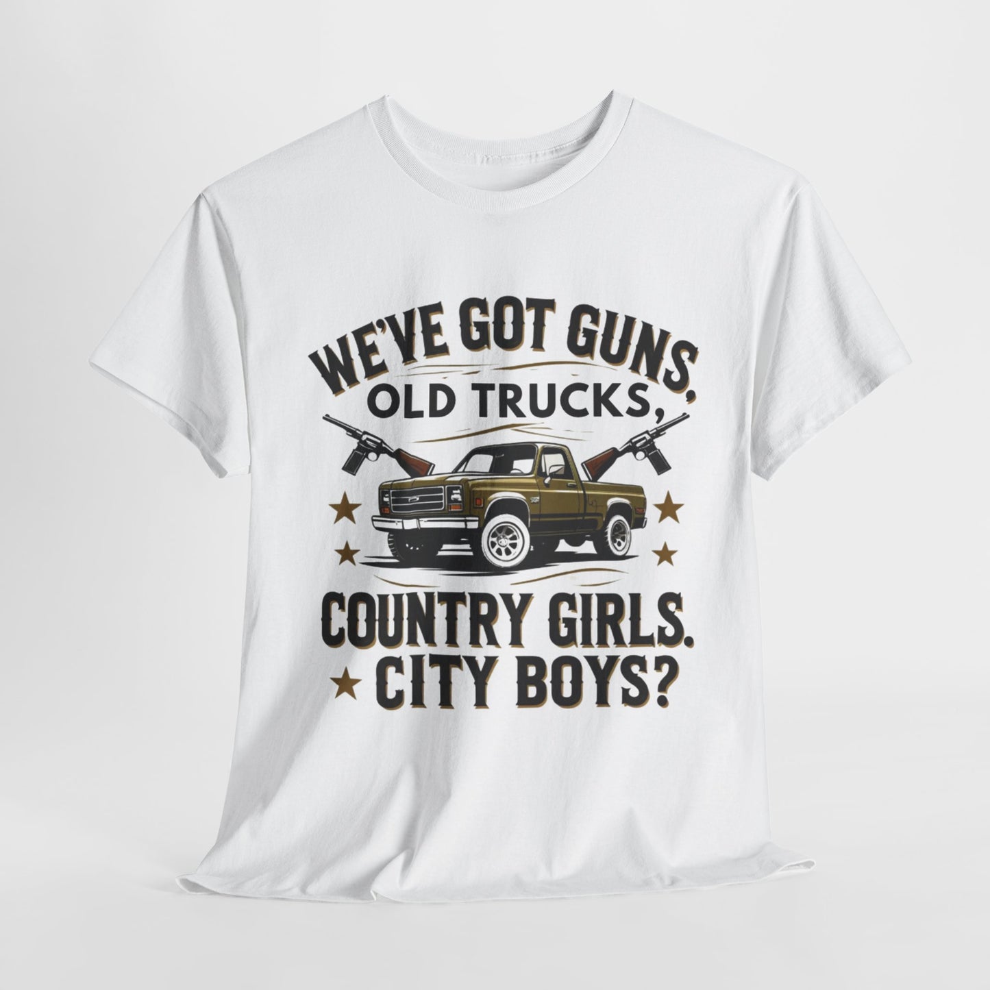 Country Vibe Tee - Unisex Heavy Cotton T-Shirt for Outdoor Lovers, Perfect for Country Events, Casual Wear, and Gifting