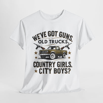 Country Vibe Tee - Unisex Heavy Cotton T-Shirt for Outdoor Lovers, Perfect for Country Events, Casual Wear, and Gifting