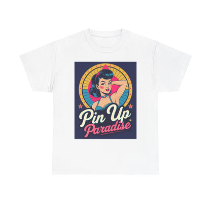 Vintage Pin Up T-Shirt, Retro Unisex Tee, Nostalgic Graphic Shirt, Casual Wear, Gift for Her, Summer Essential