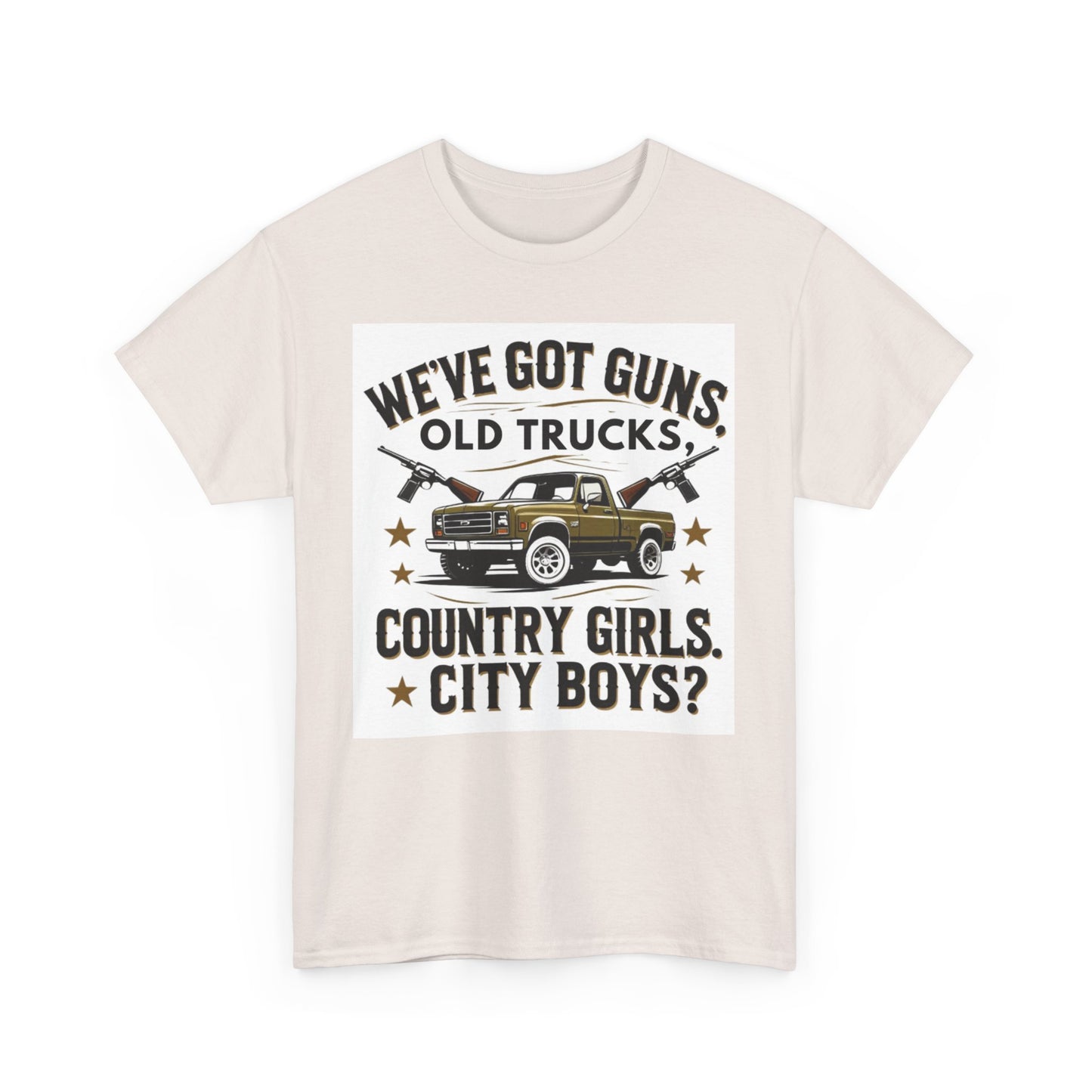 Country Vibe Tee - Unisex Heavy Cotton T-Shirt for Outdoor Lovers, Perfect for Country Events, Casual Wear, and Gifting