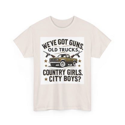 Country Vibe Tee - Unisex Heavy Cotton T-Shirt for Outdoor Lovers, Perfect for Country Events, Casual Wear, and Gifting