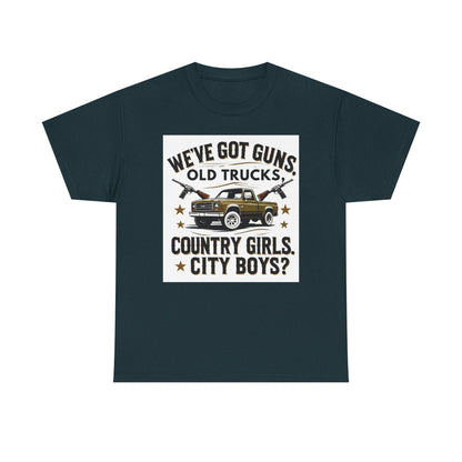 Country Vibe Tee - Unisex Heavy Cotton T-Shirt for Outdoor Lovers, Perfect for Country Events, Casual Wear, and Gifting