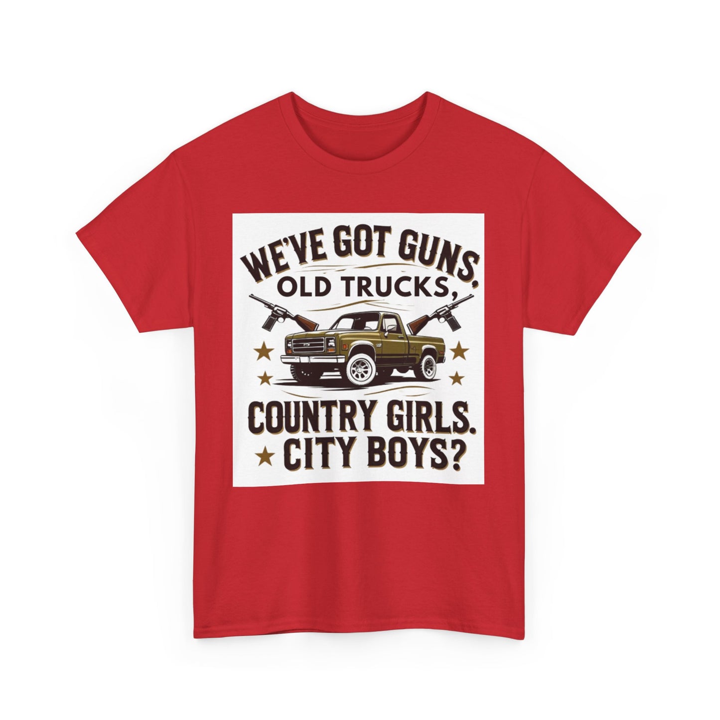 Country Vibe Tee - Unisex Heavy Cotton T-Shirt for Outdoor Lovers, Perfect for Country Events, Casual Wear, and Gifting