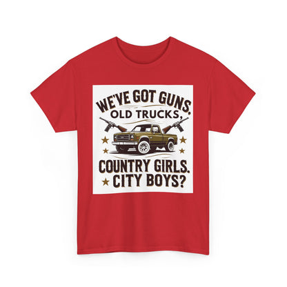 Country Vibe Tee - Unisex Heavy Cotton T-Shirt for Outdoor Lovers, Perfect for Country Events, Casual Wear, and Gifting