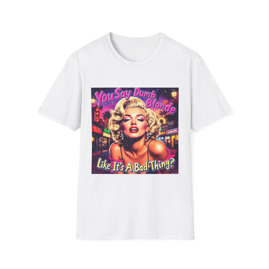 Marilyn Monroe Graphic T-Shirt, Vintage Style Tee, Funny Quote Top, Gift for Friends, Casual Apparel